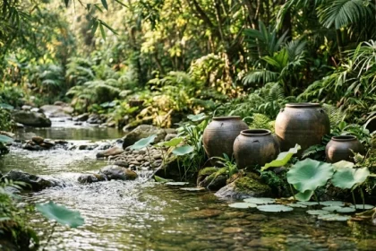 Biểu tượng dòng suối phong thủy giải đáp sinh năm ất dậu 2005 mệnh gì và đặc trưng nạp âm Tuyền Trung Thủy