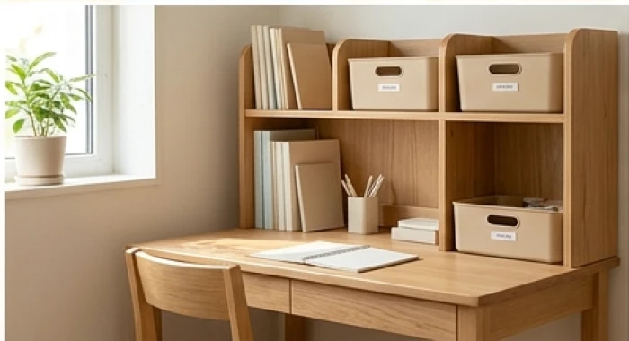 Kệ tủ tài liệu và góc học tập được đánh số tương sinh mang lại cát lợi cho con sinh tuổi nhâm dần 2022