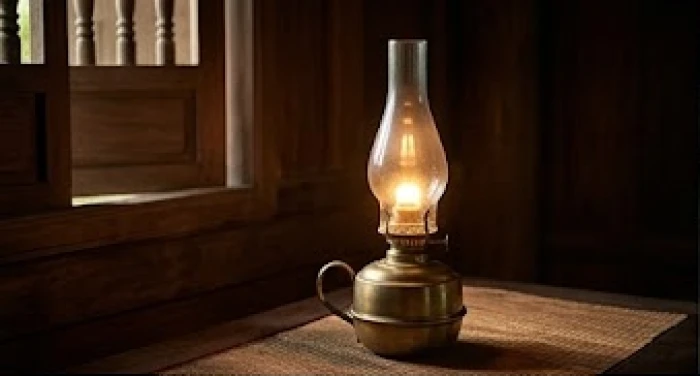 Ngọn nến cháy sáng ấm áp trong đêm tượng trưng cho nạp âm Phú Đăng Hỏa của tuổi ất tỵ 2025