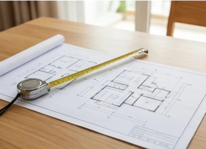 Bản vẽ thiết kế nhà ở được xem xét kỹ lưỡng trước khi quyết định mượn tuổi động thổ xây dựng