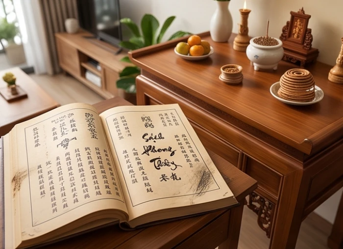 Bảng tra cứu phương vị hướng bàn thờ hợp phong thủy cho 5 tuổi Hợi theo giới tính nam nữ