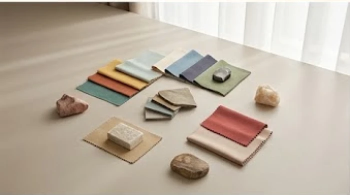 Sự luân chuyển các nhóm màu bản mệnh và sinh vượng tương ứng với năm nguyên tố Kim Mộc Thủy Hỏa Thổ