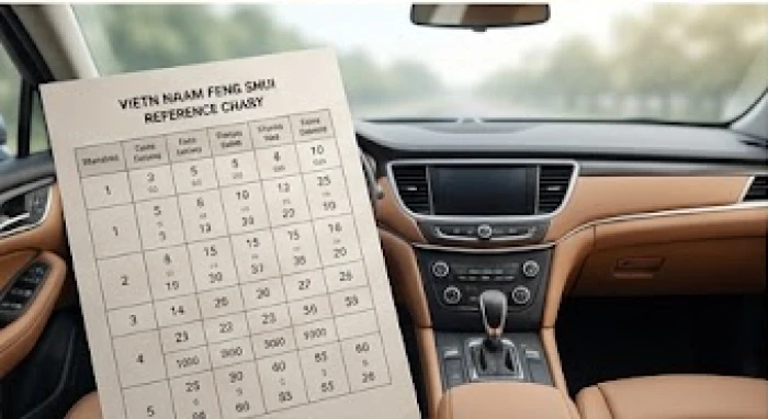 Bảng phân chia các chữ số cát lợi theo cung phi bát trạch riêng biệt dành cho nam mạng và nữ mạng sinh năm Ngọ