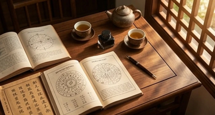 Sổ sách phong thủy ghi chép chi tiết các nhóm tuổi tam hợp và lục hợp với mệnh Bích Thượng Thổ