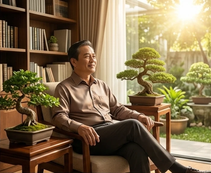 Người nam Bính Dần ở độ tuổi ngũ tuần an tâm tận hưởng thành quả nhờ phân bổ danh mục tài sản tiết kiệm an toàn đạt mức 70%