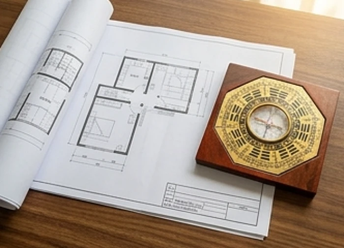 Sơ đồ Bát Trạch phân chia tám phương vị cát hung trong kiến trúc giúp gia chủ xác định hướng nhà tuổi Sửu hợp mệnh