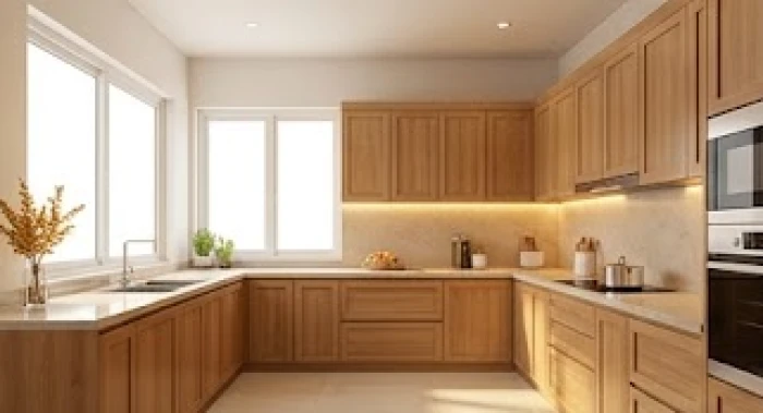 Không gian bếp nấu hiện đại xoay hướng đón cát khí theo đúng nguyên tắc tọa hung hướng cát