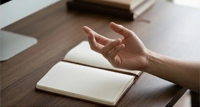 Bàn tay bấm đốt ngón tay đang nhẩm tính Thiên Can và Địa Chi để xác định mệnh Kim