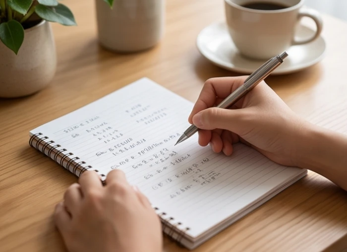 Sổ tay ghi chép công thức tính quái số phong thủy Bát trạch để tìm ra cung mệnh cho nam và nữ mạng
