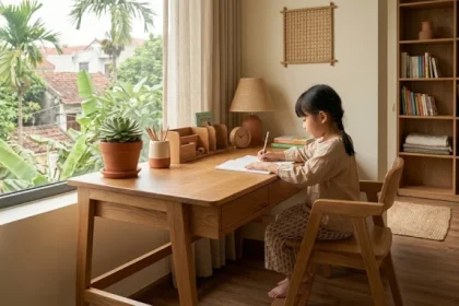 Không gian học tập chuẩn phong thủy giúp giải đáp thắc mắc canh tý 2020 hợp tuổi nào của cha mẹ