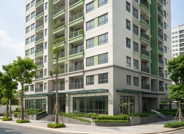 Tòa nhà căn hộ mini cho thuê được thiết kế thoáng đãng đáp ứng tiêu chí lấp đầy ổn định cho mệnh thổ
