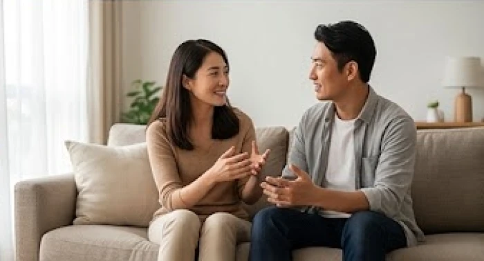 Một cặp đôi trò chuyện cởi mở và trung thực giúp phá vỡ bức tường phòng vệ của người nam tuổi Tỵ