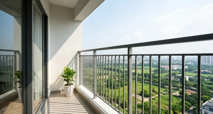 Bảng nút bấm thang máy hiển thị các tầng số 6 và số 8 cát tường gợi ý lựa chọn căn hộ chung cư dưỡng già cho nam mệnh Thổ