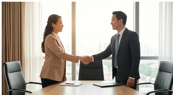 Hai đối tác kinh doanh hợp tuổi tham gia ký kết thỏa thuận hợp tác dài hạn mang lại thịnh vượng bền vững cho nam Bính Dần