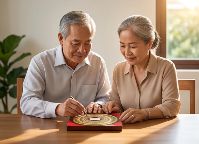 Sự phân biệt rõ ràng cung phi Bát trạch giữa nam mạng Càn và nữ mạng Ly tuổi Kỷ Sửu