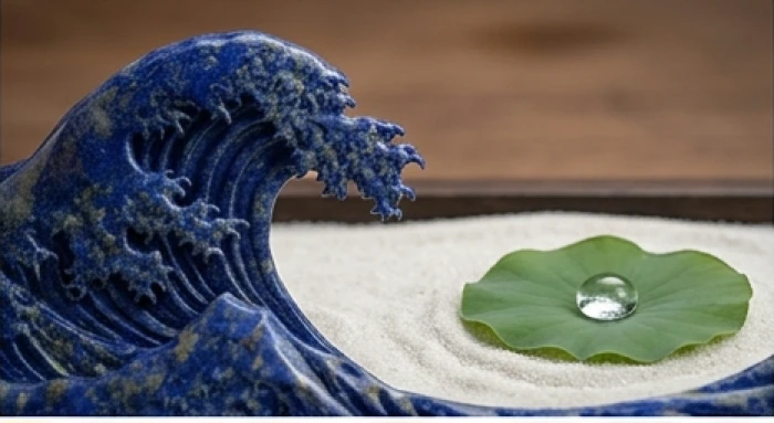 Trạng thái dòng chảy mạnh mẽ của Đại Hải Thủy thể hiện tính chất đặc thù của ngũ hành nạp âm so với Thủy chung