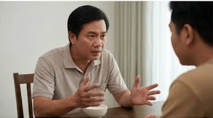 Ngôn ngữ cơ thể căng thẳng với nhịp thở gấp và cử chỉ kiên quyết của người sinh năm 1964 khi xảy ra bất đồng ý kiến