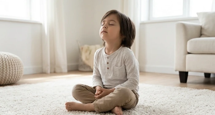 Hướng dẫn trẻ sinh vào mùa hè học cách hít thở sâu để kiểm soát sự nóng nảy và duy trì bình tĩnh