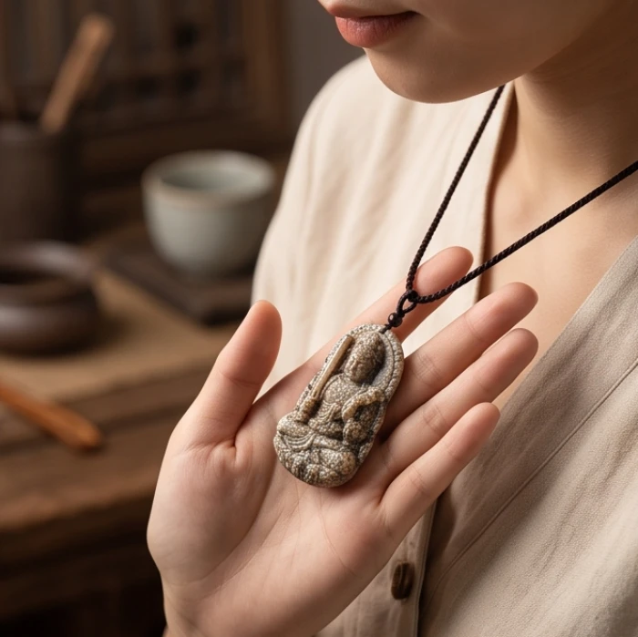 Người tuổi Sửu đeo mặt đá phật bản mệnh Hư Không Tạng Bồ Tát bên mình để giữ tâm trí điềm tĩnh