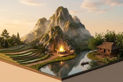Không gian kiến trúc phong thủy ấm áp giải đáp đinh dậu 1957 mệnh gì để thu hút vượng khí