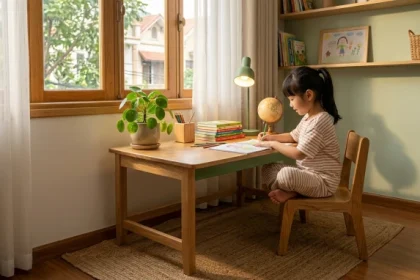 Sơ đồ không gian học tập và phòng ngủ hợp phong thủy giải đáp đinh dậu 2017 mệnh gì cho trẻ nhỏ
