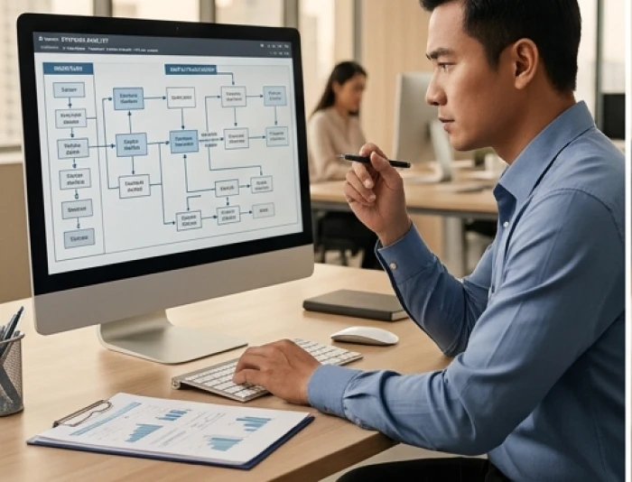 Chuyên gia phân tích hệ thống mậu dần rà soát sơ đồ chuẩn hóa quy trình chuỗi cung ứng