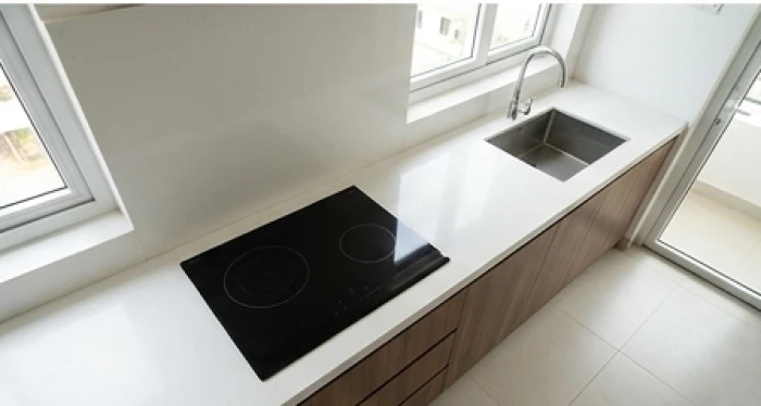Mặt bằng bố trí vị trí tọa bếp nấu theo nguyên tắc tọa hung hướng cát cho tuổi nhâm tý