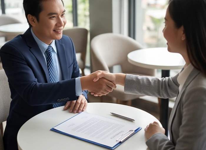 Ký kết hợp đồng kinh doanh giữa người tuổi Quý Hợi và đối tác mang mệnh Kim tạo dòng năng lượng tương sinh mạnh mẽ