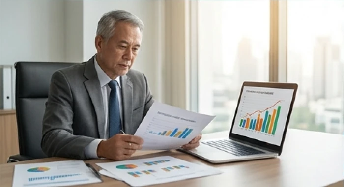 Chuyên gia tài chính rà soát biểu đồ dự trữ tiền mặt để duy trì an toàn tài sản trong năm hạn vận