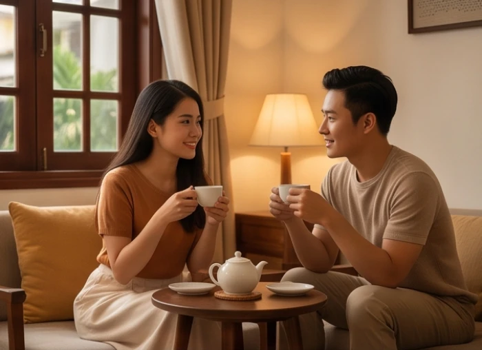 Gia đình nhỏ hạnh phúc viên mãn là điểm tựa tinh thần vững chắc cho con đường lập nghiệp