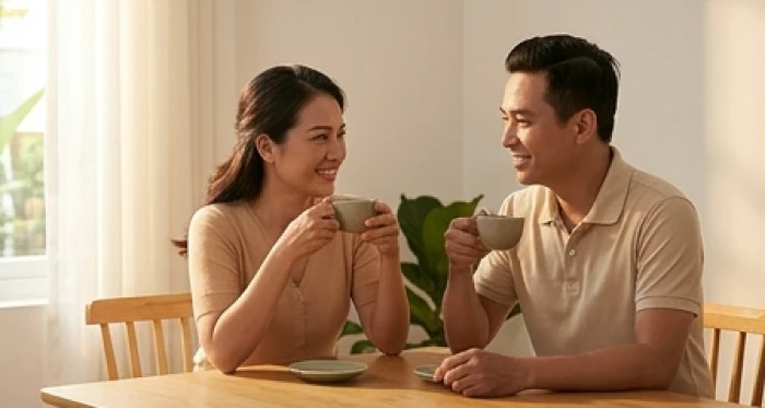 Bữa cơm gia đình ấm cúng và hạnh phúc của nam mạng Tân Dậu tuổi sau ba mươi
