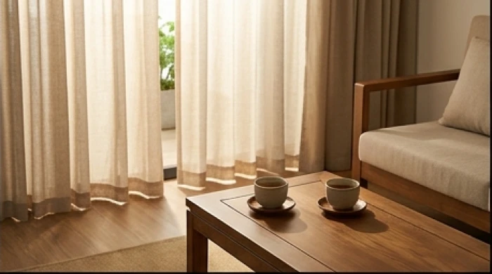 Khu vực trà đạo thanh tịnh bên cửa sổ giúp người tuổi mão cân bằng tâm lý và giữ gìn hòa khí gia đình