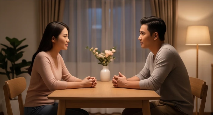 Cuộc đối thoại ôn hòa nhẹ nhàng giúp hóa giải mâu thuẫn và giữ sĩ diện cho phái mạnh