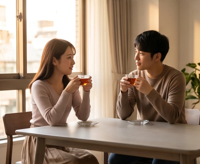Cuộc trò chuyện từ tốn và nhẹ nhàng giúp hóa giải sự căng thẳng trong mối quan hệ gia đình