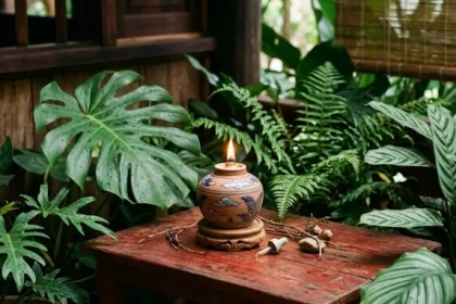 Bảng màu phong thủy giải đáp thắc mắc giáp thìn 1964 hợp màu gì qua các vật dụng nội thất xanh lá và đỏ