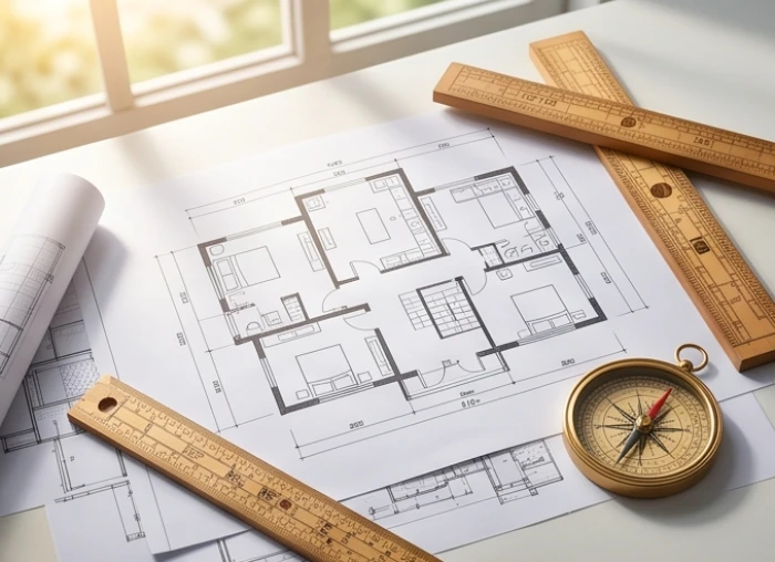 Bản vẽ sơ đồ cung Hoàng Ốc Tam Địa Sát lưu ý khi chuẩn bị khởi công xây dựng nhà ở