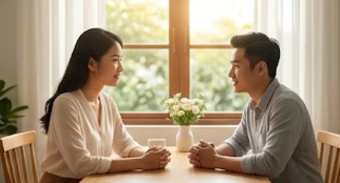 Cặp đôi tuổi Canh Thìn thảo luận nghiêm túc về kế hoạch hôn nhân để hóa giải hạn Kim Lâu Thê