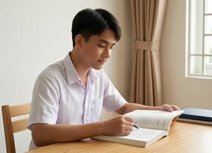 Học sinh tuổi Canh Dần 2010 tự tin ôn bài tại nhà khi không phạm Thái Tuế và Tam Tai năm Bính Ngọ