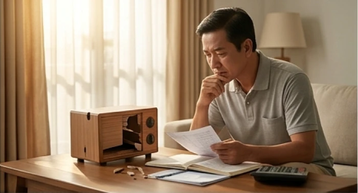 Sự bất ổn tài chính và chi tiêu đột xuất do các thiết bị trong nhà hư hỏng dưới tác động Xung Thái Tuế