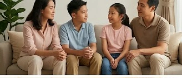 Gia đình trò chuyện cởi mở để thấu hiểu những khác biệt do xung khắc tuổi tác gây ra