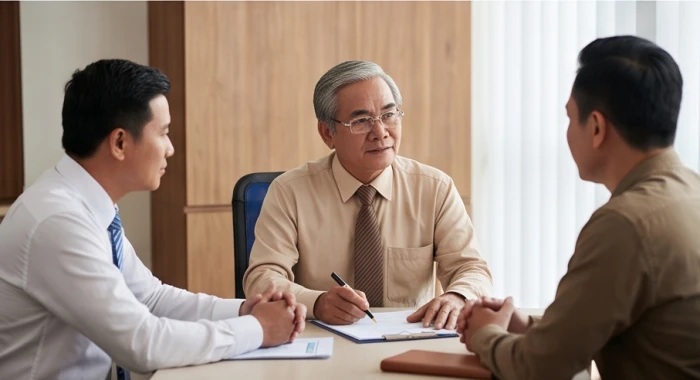 Lãnh đạo cấp cao mệnh Thủy điều phối cuộc họp giải quyết bất đồng nội bộ giữa hai cổ đông tuổi Dần và tuổi Thân