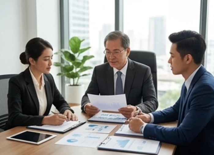 Buổi đàm phán hợp đồng kinh doanh có sự tham gia của bên thứ ba trung lập giúp dung hòa quan điểm