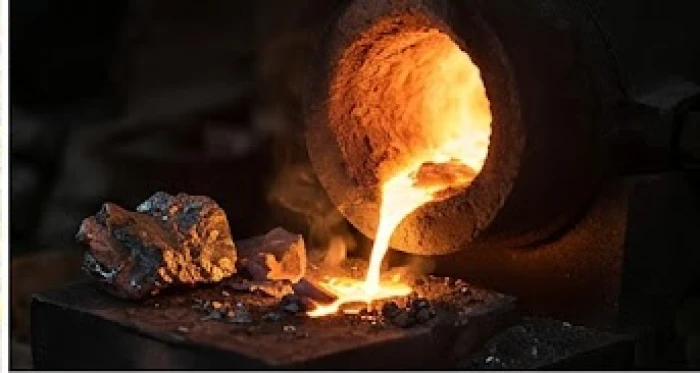 Ngọn lửa nung chảy kim loại thể hiện sự kiểm soát nhưng làm hao tổn nhiệt lượng bản thân