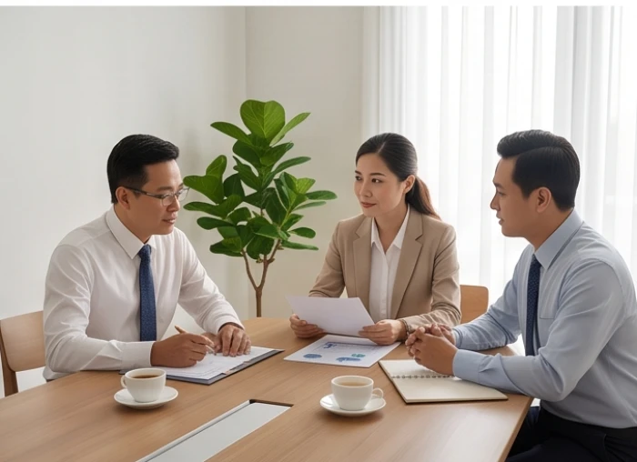 Cuộc thảo luận công việc ôn hòa có người đối tác trung gian tam hợp hợi mùi giúp hóa giải xung khắc cho tuổi quý mão