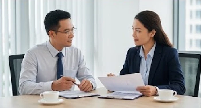 Cuộc trao đổi công việc nhẹ nhàng và minh bạch bên bàn trà chứng minh vai trò quan trọng của sự hòa hợp tuổi tác