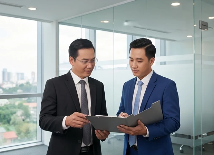 Cuộc đàm phán hợp đồng thương mại diễn ra thành công và nhanh chóng giữa các nhà quản lý doanh nghiệp