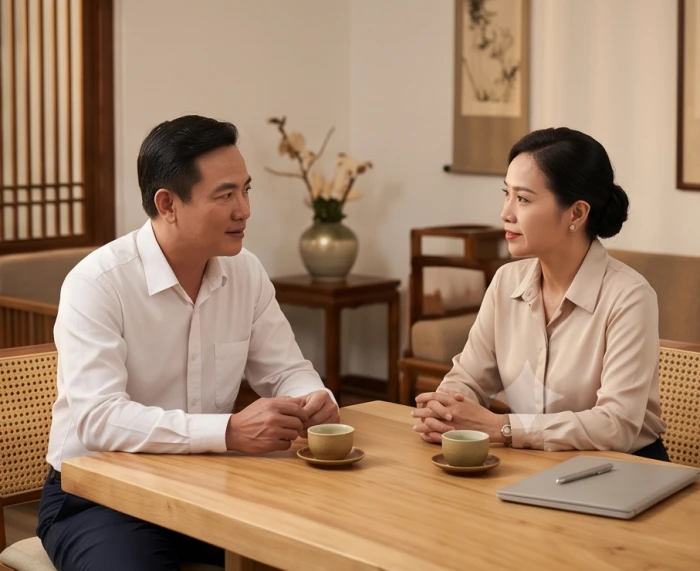 Cuộc trao đổi hợp tác kinh doanh hòa hợp giữa gia chủ Tân Hợi 1971 và đối tác thuộc nhóm tam hợp