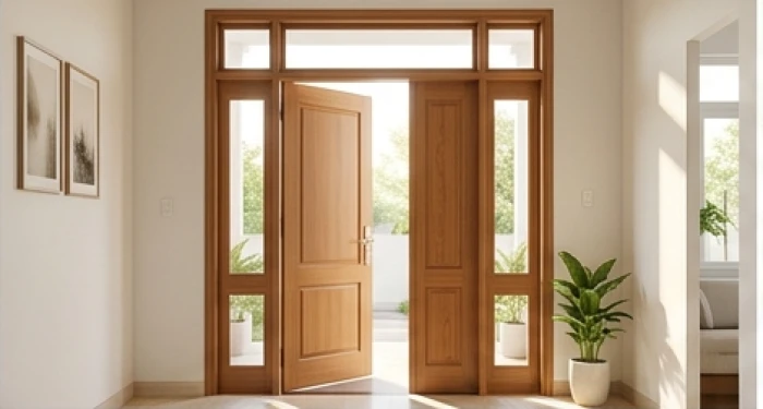 Cửa chính ngôi nhà được bố trí ở hướng Tây Tứ Trạch dành riêng cho nam mạng sinh năm 1971