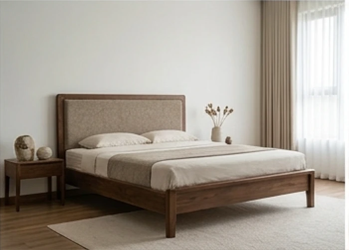 Chiếc giường ngủ vững chãi hướng về Đông Bắc cho người tuổi Canh Tý