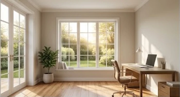 Căn phòng ngập tràn ánh sáng tự nhiên xoay về phương Nam mang lại Sinh Khí dồi dào cho gia chủ cung Chấn